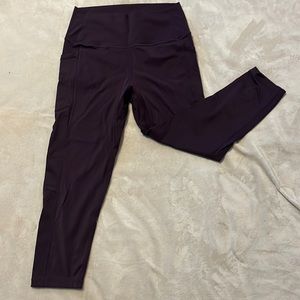Zyia Active Wine Pocket Brilliant Hi-Rise Capri 20"